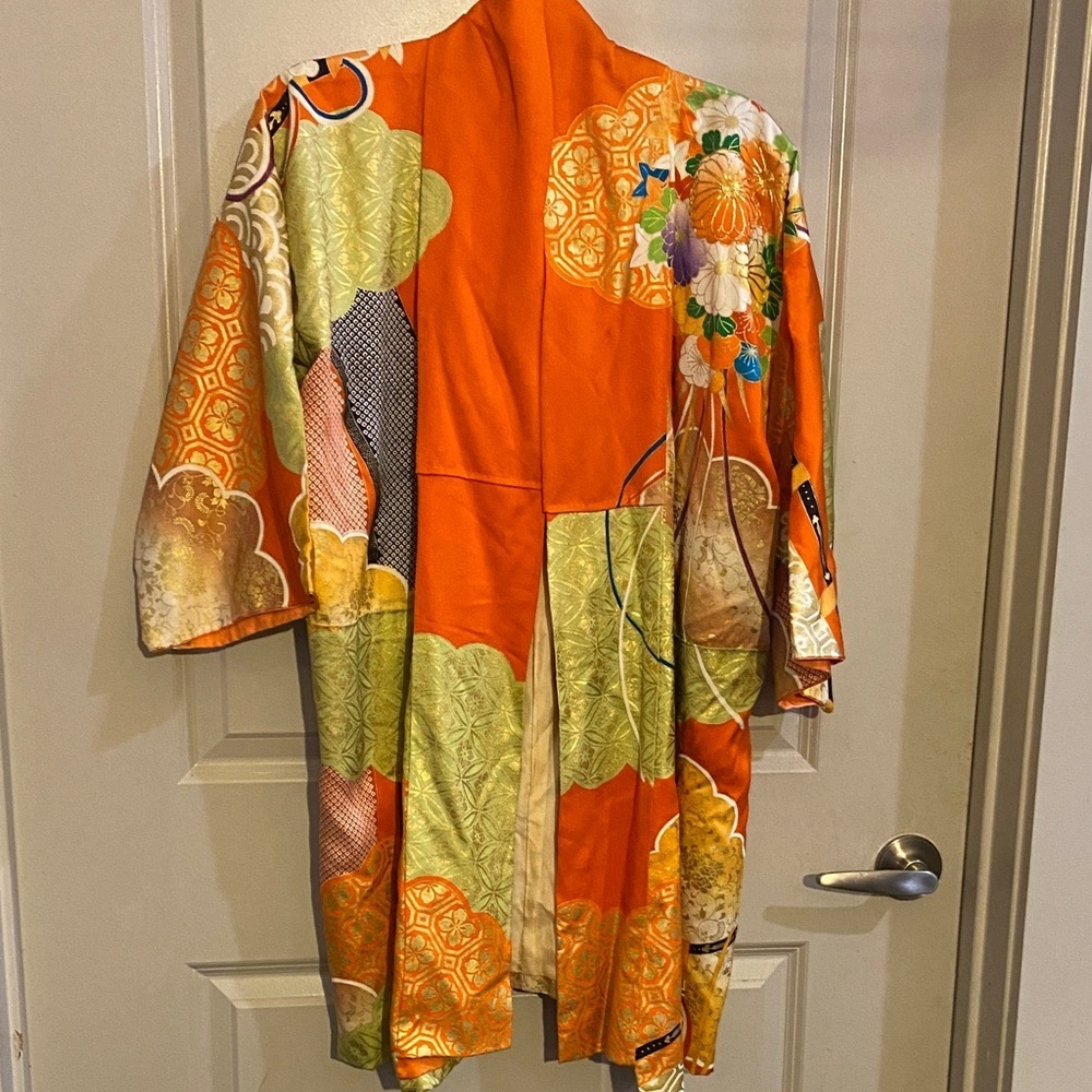 Vintage SKW Designs silk Kimono